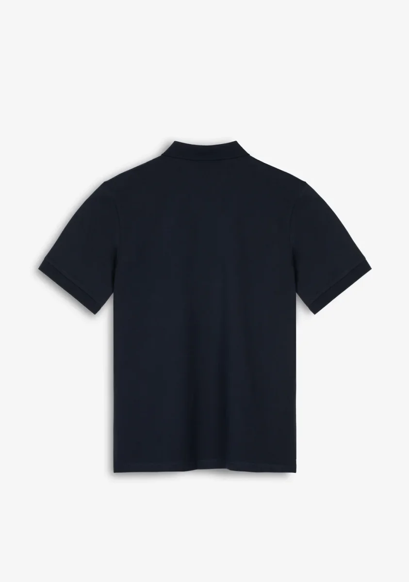 Basic Polo Shirt Navy / Khaki – Bild 3