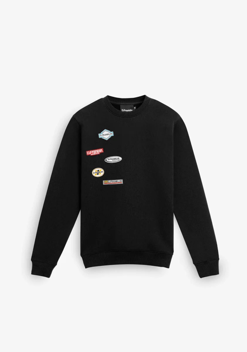 Crewneck Racing Club Sweatshirt Black – Bild 2