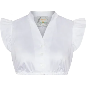 Kinder Teenager Dirndlbluse mit Flügelärmel und Stretch