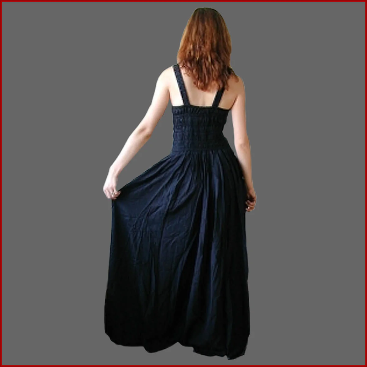 Miederkleid - Mittelalterkleid - Sommerkleid - schwarz – Bild 3