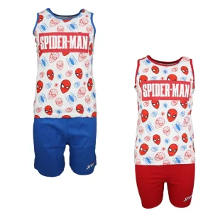 Marvel Spiderman Kinder Schlafanzug Pyjama kurz
