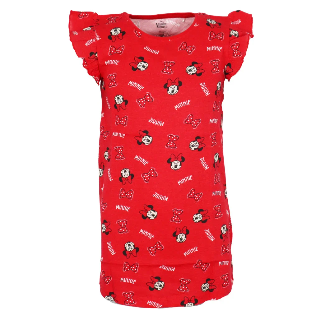 Disney Minnie Maus kurzarm Schlafshirt Nachthemd Schlafkleid