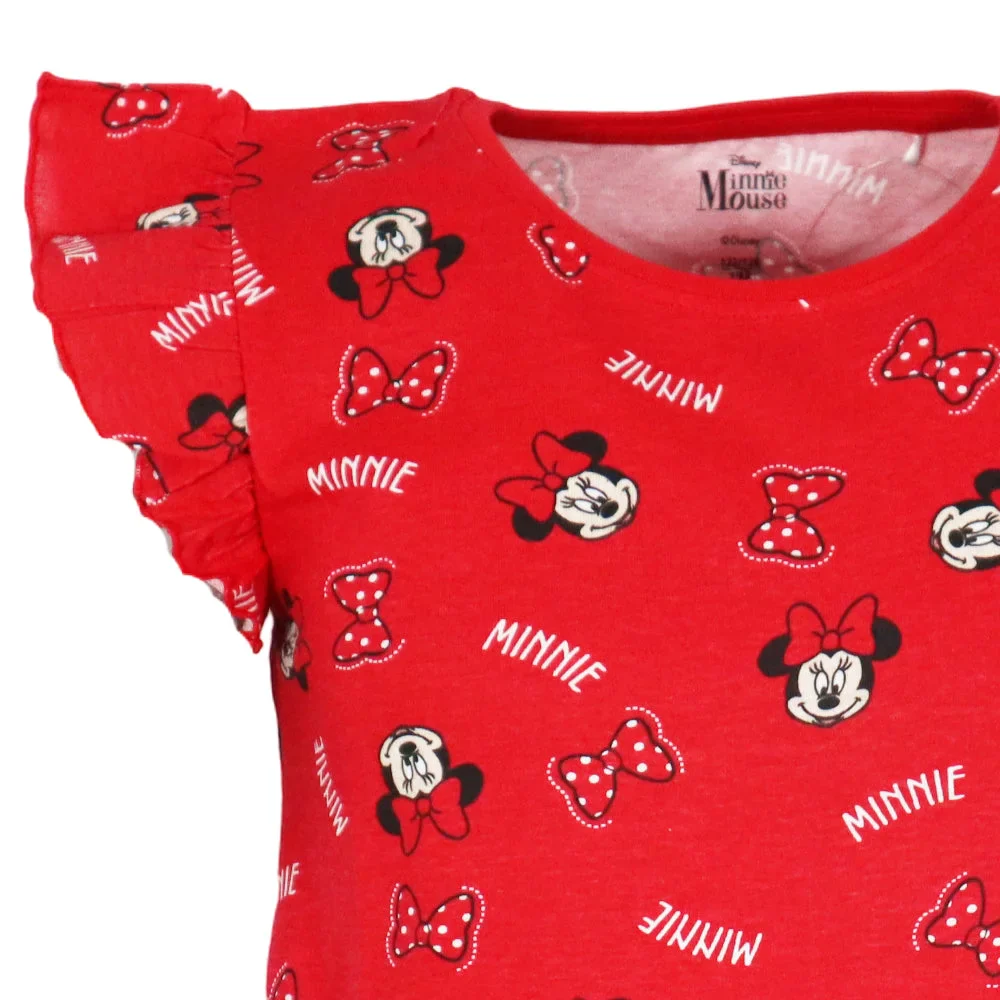 Disney Minnie Maus kurzarm Schlafshirt Nachthemd Schlafkleid – Bild 4