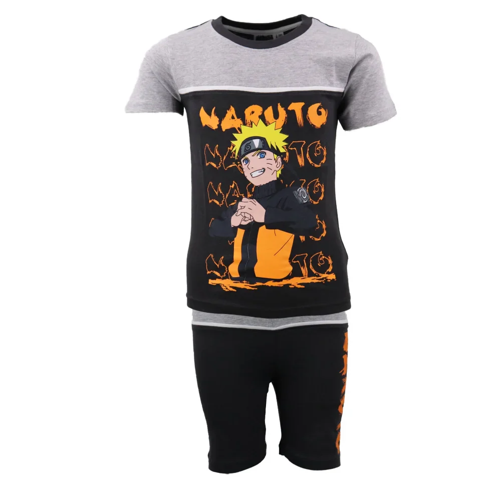 Anime Naruto Shippuden Kinder Sommer Set Shirt plus Shorts – Bild 6