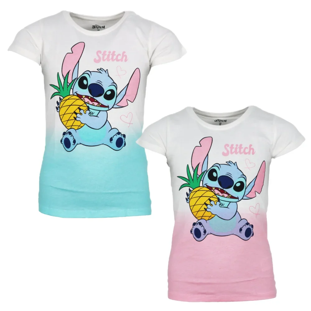 Disney Lilo und Stitch Mädchen Kinder kurzarm T-Shirt Shirt